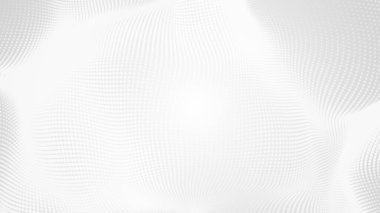 Nokta beyaz dalgalı ışık teknolojisi dokusu arka plan. Soyut büyük veri dijital konsepti. 3d oluşturma.