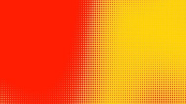 Noktalar yarım ton turuncu sarı renk desenli, teknolojik dijital arkaplanlı. Noktalar, yaz arkaplanlı sanat çizgi romanları.. 