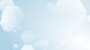 Altıgen geometrik beyaz desen parlak sağlık ve teknoloji geçmişi. Soyut grafik dijital gelecek bilim konsept tasarımı.