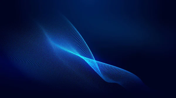 Kropka Niebieska Fala Światło Ekran Gradientowy Tekstury Tła Abstrakcyjna Technologia — Zdjęcie stockowe