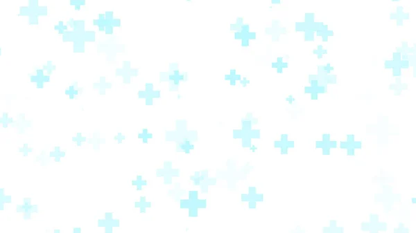 Медичне Здоров Синій Хрест Візерунок Білий Фон Анотація Технології Охорони — стокове фото