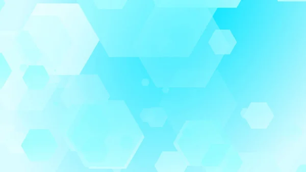 Hexagon Geometrikus Fehér Kék Minta Fényes Egészségügyi Orvosi Technológiai Háttér — Stock Fotó