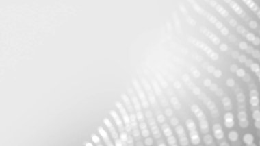 Nokta beyaz dalgalı ışık teknolojisi dokusu arka plan. Soyut büyük veri dijital konsepti. 3d oluşturma.