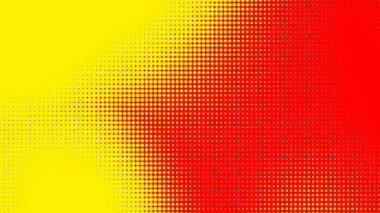 Noktalar yarım ton turuncu sarı renk desenli, teknolojik dijital arkaplanlı. Noktalar, yaz arkaplanlı sanat çizgi romanları..