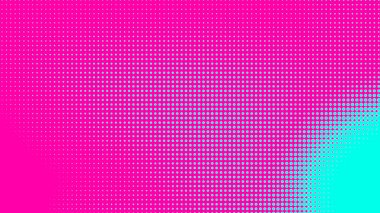 Noktalar yarım ton yeşil pembe renk desenli, teknolojik dijital arka planlı. Noktalar, yaz arkaplanlı sanat çizgi romanları.. 