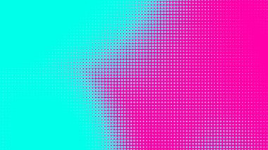 Noktalar yarım ton yeşil pembe renk desenli, teknolojik dijital arka planlı. Noktalar, yaz arkaplanlı sanat çizgi romanları.. 