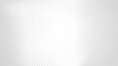 Nokta beyaz dalgalı ışık teknolojisi dokusu arka plan. Soyut büyük veri dijital konsepti. 3d oluşturma.