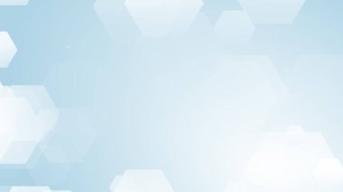 Altıgen geometrik beyaz desen parlak sağlık ve teknoloji geçmişi. Soyut grafik dijital gelecek bilim konsept tasarımı.