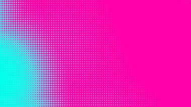 Noktalar yarım ton yeşil pembe renk desenli, teknolojik dijital arka planlı. Noktalar, yaz arkaplanlı sanat çizgi romanları.. 