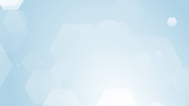 Altıgen geometrik beyaz desen parlak sağlık ve teknoloji geçmişi. Soyut grafik dijital gelecek bilim konsept tasarımı.