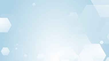 Altıgen geometrik beyaz desen parlak sağlık ve teknoloji geçmişi. Soyut grafik dijital gelecek bilim konsept tasarımı.