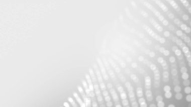 Nokta beyaz dalgalı ışık teknolojisi dokusu arka plan. Soyut büyük veri dijital konsepti. 3d oluşturma.