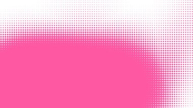 Nokta pembe desenli gradyan arkaplan. Soyut illüstrasyon pop sanat yarım ton ve retro tarzı. yaratıcı tasarım sevgililer günü konsepti,
