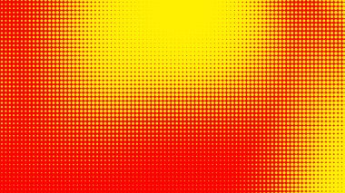 Noktalar yarım ton turuncu sarı renk desenli, teknolojik dijital arkaplanlı. Noktalar, yaz arkaplanlı sanat çizgi romanları..