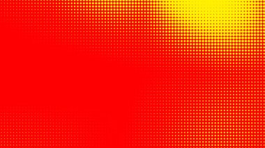 Noktalar yarım ton turuncu sarı renk desenli, teknolojik dijital arkaplanlı. Noktalar, yaz arkaplanlı sanat çizgi romanları..