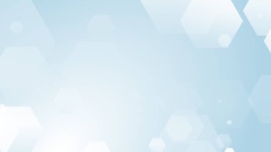 Altıgen geometrik beyaz desen parlak sağlık ve teknoloji geçmişi. Soyut grafik dijital gelecek bilim konsept tasarımı.