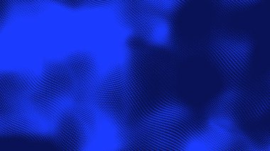 Nokta mavi dalga ışık ekran gradyan doku arkaplanı. Soyut teknoloji büyük veri dijital arkaplanı. 3d oluşturma.