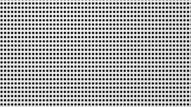 Nokta beyaz, siyah desenli arka plan. Soyut teknoloji büyük veri dijital konsepti. 3d oluşturma.