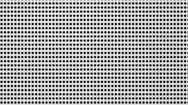 Nokta beyaz, siyah desenli arka plan. Soyut teknoloji büyük veri dijital konsepti. 3d oluşturma.