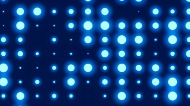 Nokta beyaz desenli ekran ışık eğimli doku arka planına öncülük etti. Soyut teknoloji büyük veri dijital arkaplanı. 3d oluşturma.