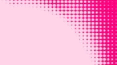 Nokta pembe desenli doku arkaplanı. Soyut illüstrasyon pop sanat yarım ton ve retro tarzı. yaratıcı tasarım sevgililer günü konsepti,
