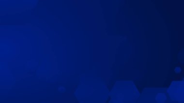 Altıgen geometrik mavi şablon teknolojisi yüksek teknolojili koyu arkaplan. Soyut grafik dijital gelecek bilim konsept tasarımı.