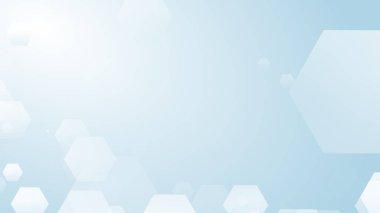 Altıgen geometrik beyaz desen parlak sağlık ve teknoloji geçmişi. Soyut grafik dijital gelecek bilim konsept tasarımı.