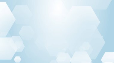 Altıgen geometrik beyaz desen parlak sağlık ve teknoloji geçmişi. Soyut grafik dijital gelecek bilim konsept tasarımı.