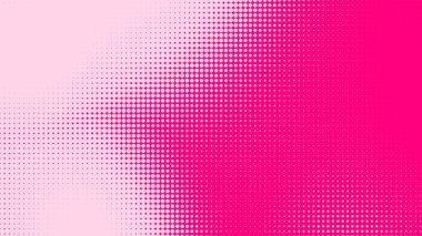 Nokta pembe desenli doku arkaplanı. Soyut illüstrasyon pop sanat yarım ton ve retro tarzı. yaratıcı tasarım sevgililer günü konsepti,