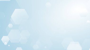 Altıgen geometrik beyaz desen parlak sağlık ve teknoloji geçmişi. Soyut grafik dijital gelecek bilim konsept tasarımı.