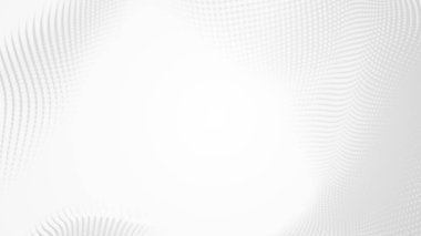 Nokta beyaz dalgalı ışık teknolojisi dokusu arka plan. Soyut büyük veri dijital konsepti. 3d oluşturma.