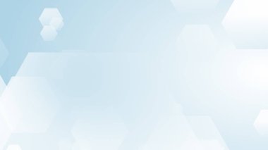 Altıgen geometrik beyaz desen parlak sağlık ve teknoloji geçmişi. Soyut grafik dijital gelecek bilim konsept tasarımı.