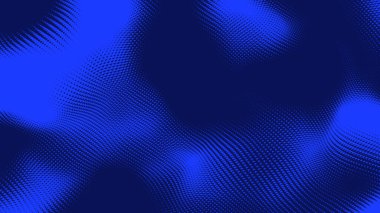 Nokta mavi dalga ışık ekran gradyan doku arkaplanı. Soyut teknoloji büyük veri dijital arkaplanı. 3d oluşturma.