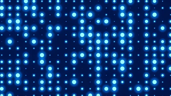 Dot  white blue pattern screen led light gradient texture background. Abstract  technology big data digital background. 3d rendering.