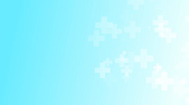 Tıbbi yeşil mavi haç desenli. Soyut sağlık teknolojisi ve bilim konsepti.