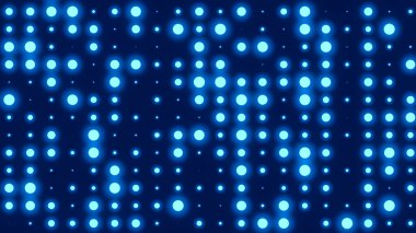 Nokta beyaz desenli ekran ışık eğimli doku arka planına öncülük etti. Soyut teknoloji büyük veri dijital arkaplanı. 3d oluşturma.