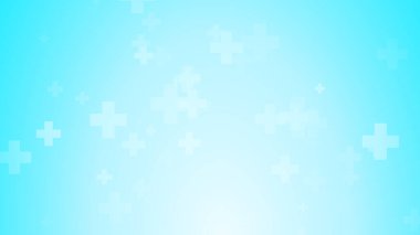 Tıbbi sağlık mavi şablon geçmişi. Soyut sağlık teknolojisi ve bilim konsepti.