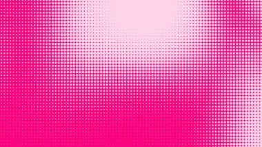 Nokta pembe desenli doku arkaplanı. Soyut illüstrasyon pop sanat yarım ton ve retro tarzı. yaratıcı tasarım sevgililer günü konsepti,