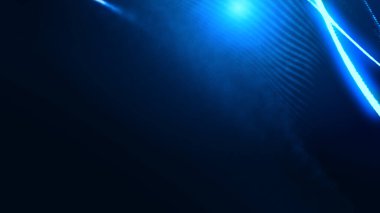Nokta mavi dalga ışık ekran gradyan doku arkaplanı. Soyut ai teknolojisi büyük veri dijital arkaplanı. 3d oluşturma.