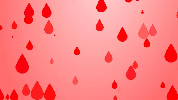 Medical health red blood drop pattern background. Abstract healthcare for World Blood Donor Day.