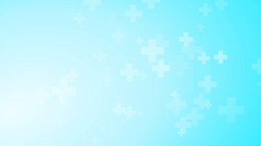 Tıbbi sağlık mavi şablon geçmişi. Soyut sağlık teknolojisi ve bilim konsepti.