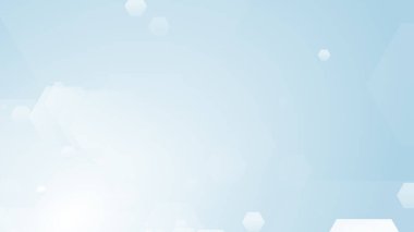 Altıgen geometrik beyaz desen parlak sağlık ve teknoloji geçmişi. Soyut grafik dijital gelecek bilim konsept tasarımı.