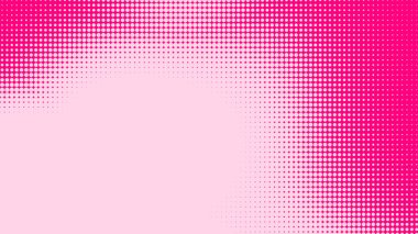 Nokta pembe desenli doku arkaplanı. Soyut illüstrasyon pop sanat yarım ton ve retro tarzı. yaratıcı tasarım sevgililer günü konsepti,