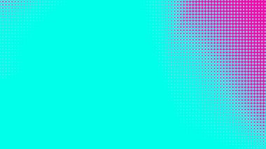 Noktalar yarım ton yeşil pembe renk desenli, teknolojik dijital arka planlı. Noktalar, yaz arkaplanlı sanat çizgi romanları.. 