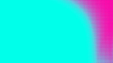 Noktalar yarım ton yeşil pembe renk desenli, teknolojik dijital arka planlı. Noktalar, yaz arkaplanlı sanat çizgi romanları.. 