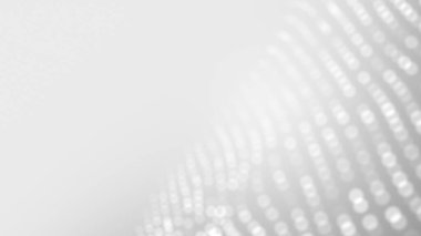 Nokta beyaz dalgalı ışık teknolojisi dokusu arka plan. Soyut büyük veri dijital konsepti. 3d oluşturma.