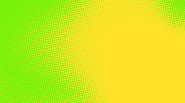 Soyut nokta yarım ton yeşil sarı renk desenli doku arkaplanı. Grafikler için kullanılan pop sanat çizgi roman tarzı.