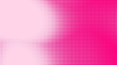 Nokta pembe desenli doku arkaplanı. Soyut illüstrasyon pop sanat yarım ton ve retro tarzı. yaratıcı tasarım sevgililer günü konsepti,