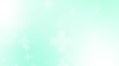 Tıbbi yeşil mavi haç desenli. Soyut sağlık teknolojisi ve bilim konsepti.