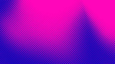 Soyut nokta yarım ton mavi mor renkler desenli doku arkaplanı. Grafikler için kullanılan pop sanat çizgi roman tarzı.